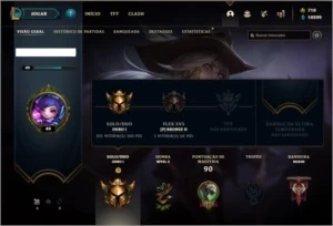Conta ouro 1 com 10 skins e 34 champs + 710 RP ( MAIN ADC ) - League of Legends LOL