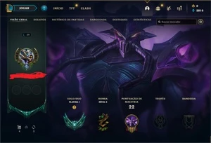 CONTA SMURF PLATINA 1 SEM EMAIL CONFIRMADO - League of Legends LOL