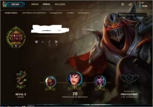 CONTA UNRAKED , NUNCA FEITO MD10 - League of Legends LOL