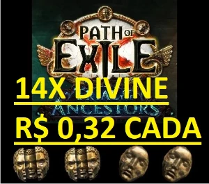 R$0,32!! 14X Divine Orb Affliction Path Of Exile (Pc)