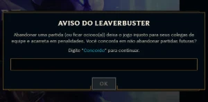 Tiro Seu Ban De Leave Buster - League of Legends LOL
