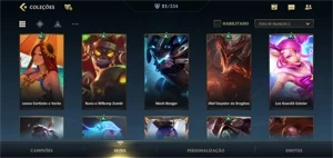 Conta Wild Rift Dono Único - League of Legends: Wild Rift LOL WR