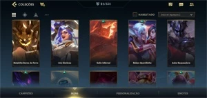 Conta Wild Rift Dono Único - League of Legends: Wild Rift LOL WR