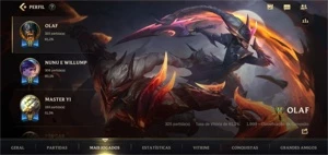 Conta Wild Rift Dono Único - League of Legends: Wild Rift LOL WR