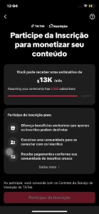 Conta TikTok 6.3k Seguir e 1M Curtidas com TikTok Shop Liber - Redes Sociais