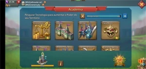 Conta t4 com 228m de poder - Lords Mobile