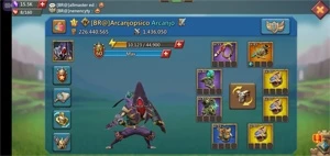Conta t4 com 228m de poder - Lords Mobile