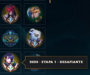 Conta lol ex challenger todos champs e skins raras do jogo - League of Legends