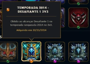 Conta lol ex challenger todos champs e skins raras do jogo - League of Legends