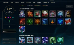 Conta lol ex challenger todos champs e skins raras do jogo