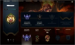 League Of Legends Conta Diamante IV LOL