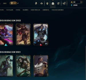 Conta lol ferro 3 para smurfar com yasuo velho oeste - League of Legends