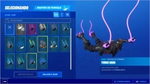Conta Fortnite Cavaleiro Negro, Tubarão-Mako,Skin PS4 Menina