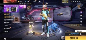 Conta de free fire com varias coisas raras, full gemada
