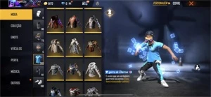 Conta de free fire com varias coisas raras, full gemada