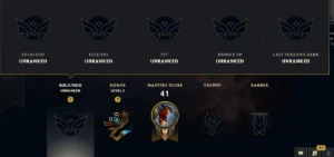 Conta Lol Unranked 3650 RP - League of Legends
