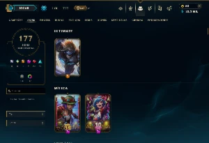 Ferro 2 com TODOS os Champs e 177 Skins ( Nivel  504 ) - League of Legends LOL