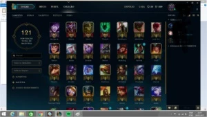 conta de league of legends diamante 3 LOL