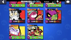 Conta brawl quase full - Outros