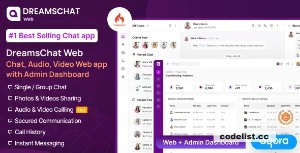 DreamsChat Web - APP de bate-papo, áudio e vídeo com adm