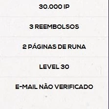 Conta Smurf BR Unranked 30k IP Email não verificado