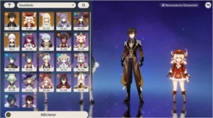 AR 52 Ayaka / Klee + Arma T5/ Zhongli / Mona / Kequing - Genshin Impact