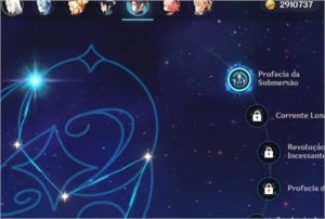 AR56 Eula c1 + pinhos, Zong C1, Ganyu + Ammos, klee+oração - Genshin Impact