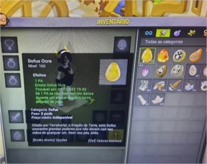 VENDO CONTA NO SERVIDOR CROCABULIA DOFUS COM 4 CHAR LV 200