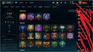 Conta de D4 Tds os campeoes + 3730,00 reais de skins + 80kEA - League of Legends LOL