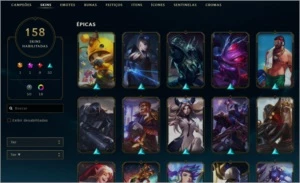 CONTA LOL PLATINA !!!! 2015 - League of Legends