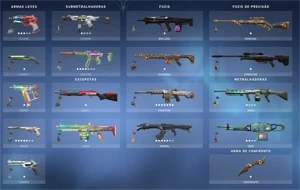 VENDO CONTA VALORANT NIVEL 167, DRAGAO, NERF, ONI, GLITCHPOP