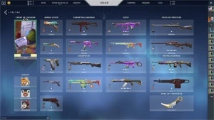 CONTA VALORANT DIVERSAS SKINS
