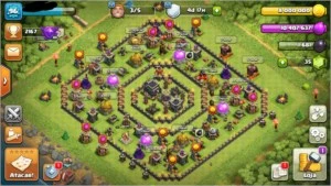 Conta clash of clans cv9 full