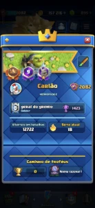 top global 12 vezes. - Clash Royale