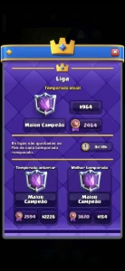 top global 12 vezes. - Clash Royale