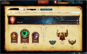 Conta League of Legends OURO / 126 SKINS / 11 RUNEPAGE LOL