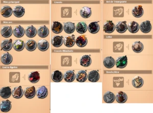 Conta 1.35B Total, 400M de prata e +209M em Itens - Varias S - Albion Online