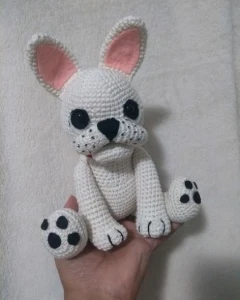 Cachorrinho Buldogue - Artesanato e Personalizados
