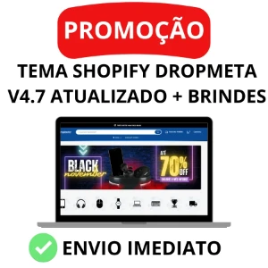 Tema Dropmeta 4.7 (Atualizado) - +8 Tema Brindes - Outros