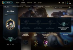 CONTA- LEAGUE OF LEGENDS -PLATINA 4 LOL