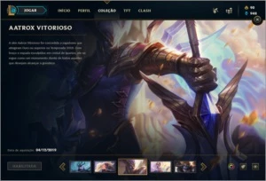 CONTA- LEAGUE OF LEGENDS -PLATINA 4 LOL