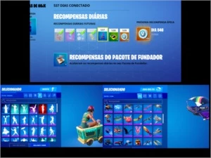 CONTA FORTNITE + 180 SKINS