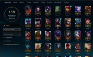 Conta League of Legends Platina varios Campeões e Skins! LOL