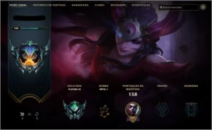 Conta League of Legends Platina varios Campeões e Skins! LOL