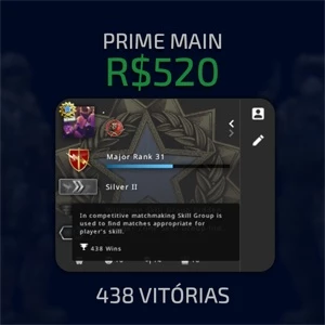 CS:GO PRIME | 6 MEDALHAS  | PRATA 2 - Counter Strike
