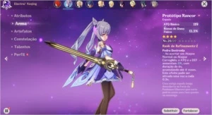 GENSHIN - DILUC E KEQING  LVL 50 - Genshin Impact