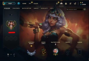 Conta Prata IV - Duality Dragon Volibear - League of Legends LOL