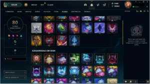 Conta League of Legends - Level 72 - 36 Skins - 64 Campeões LOL