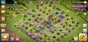 Cv12 Clash of clans bem upada