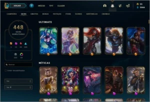 Conta LoL - 450 skins - League of Legends